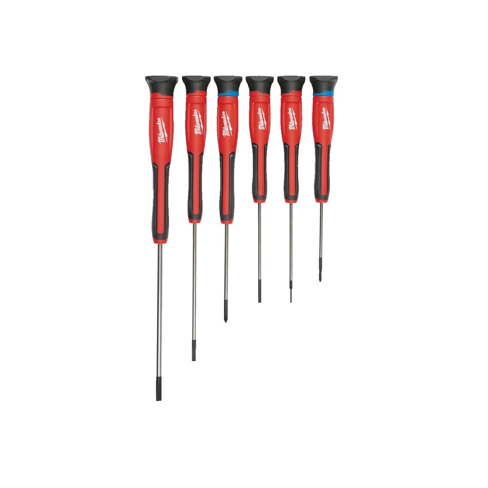 Milwaukee Precision Screwdriver Series 6 Pcs 4932471869 with Case