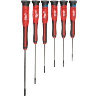 Serie Cacciaviti di Precisione 6 Pz Milwaukee 4932471869 con Custodia Serie Cacciaviti di Precisione 6 Pz Milwaukee 4932471869 con Custodia