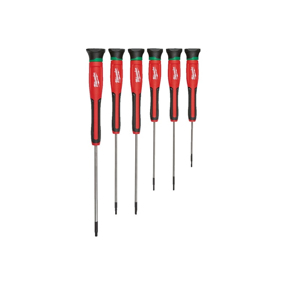 Serie Cacciaviti di Precisione Torx 6 Pz Milwaukee 4932471870 con Custodia Serie Cacciaviti di Precisione Torx 6 Pz Milwaukee 4932471870 con Custodia