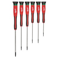 Milwaukee 6 Pcs Torx Precision Screwdriver Series 4932471870 with Case