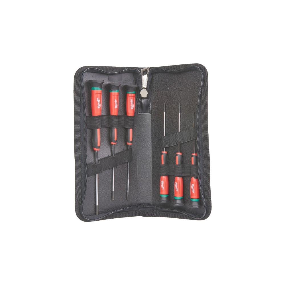 Milwaukee 6 Pcs Torx Precision Screwdriver Series 4932471870 with Case