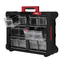 Packout Organiser con Contenitori Milwaukee 4932498323 10 Cassetti