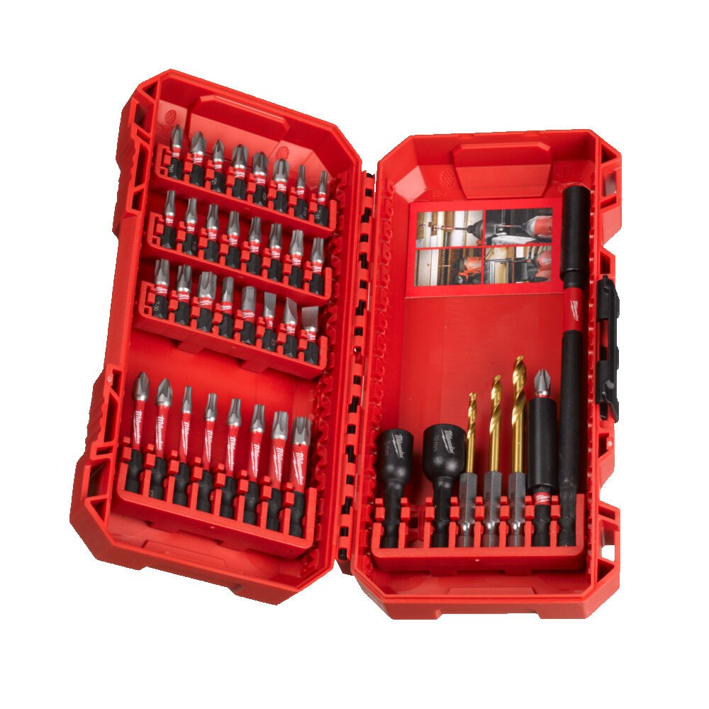 Set Inserts And Drill Bits With Insert Holder 40pcs Shockwave Milwaukee 4932492004 Impact Duty Set Inserts And Drill Bits With Insert Holder 40pcs Shockwave Milwaukee 4932492004 Impact Duty