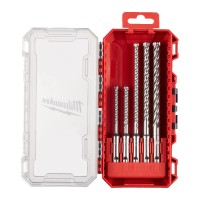 Set 5 Sds-Plus Drill Bits Mx4 5x115mm-6x115mm-6x165mm-8x165mmx10x165mm Milwaukee 4932498297 Set 5 Sds-Plus Drill Bits Mx4 5x115mm-6x115mm-6x165mm-8x165mmx10x165mm Milwaukee 4932498297