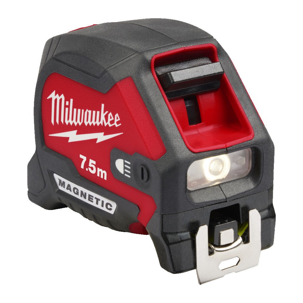 Flessometro 7.5 Metri Serie Led Pro Con Led Ricarica Usb Milwaukee 4932492469