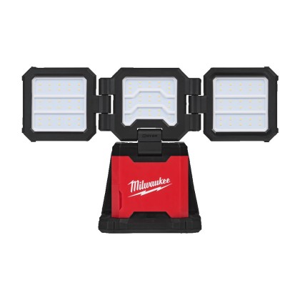 FARO LED DA CANTIERE M18™ CON 3 TESTE MULTIDIREZIONALI BATTERIA/CORRENTE 4500 LM Milwaukee M18 MDTL-0