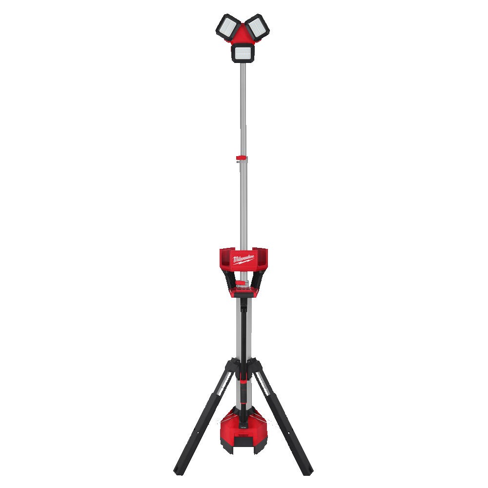 M18™ 6,000 LUMEN BATT/CORRENT MULTIDIRECTIONAL LED LIGHTS TOWER WITH TRIPLE Milwaukee M18 HOSALC-0