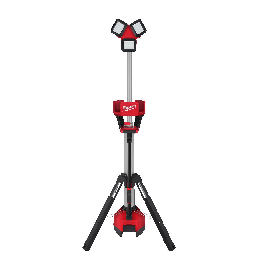 M18™ 6,000 LUMEN BATT/CORRENT MULTIDIRECTIONAL LED LIGHTS TOWER WITH TRIPLE Milwaukee M18 HOSALC-0