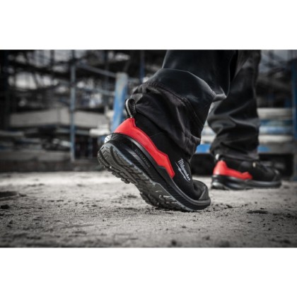 Milwaukee Flextred S3S ESD SC FO SR 1M110133 All Black High Safety Shoes