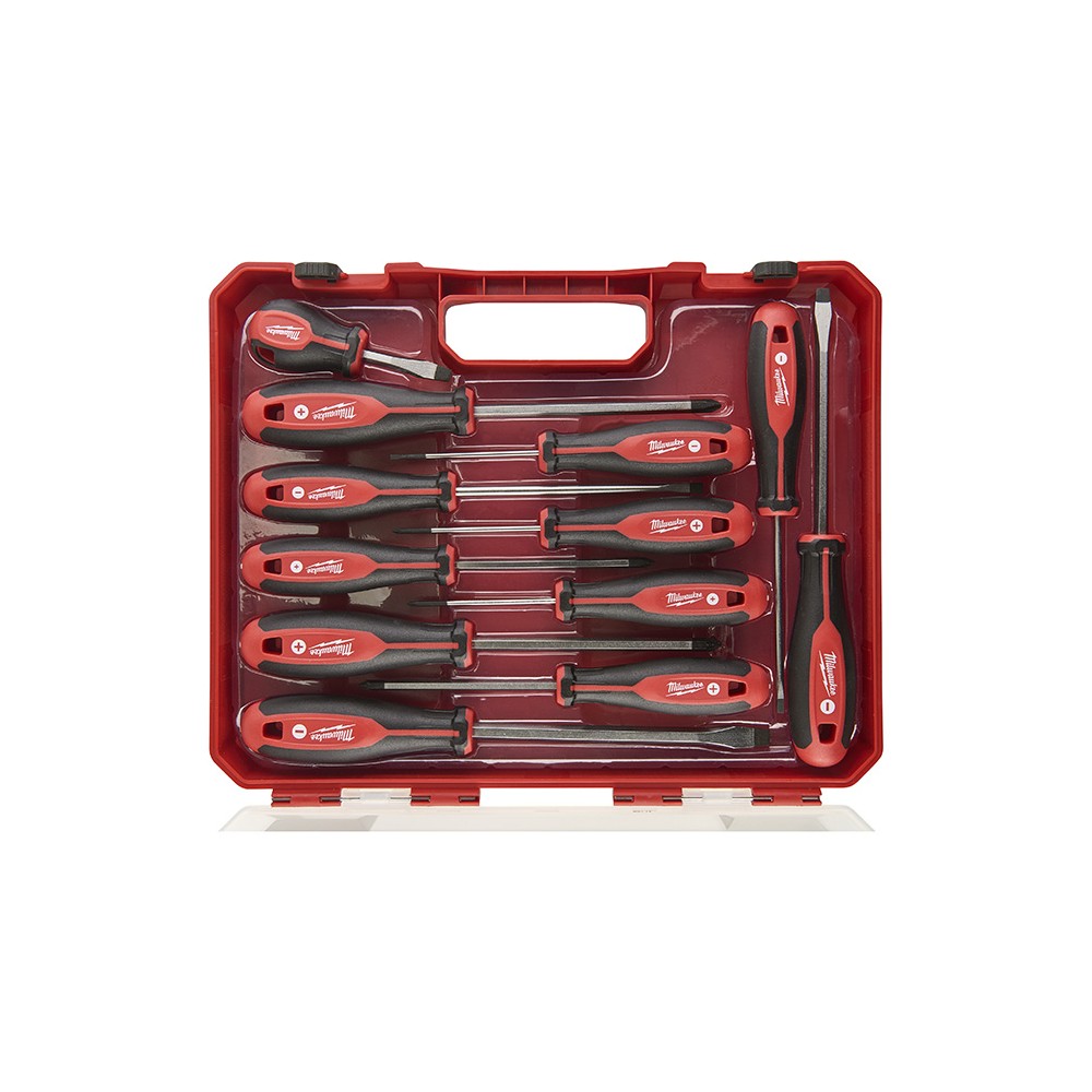 Milwaukee 12 pcs Screwdriver Set 4932472003 in Case