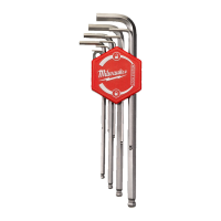 Hex wrenches with spherical tip 9pcs milwaukee 4932478621 Hex wrenches with spherical tip 9pcs milwaukee 4932478621